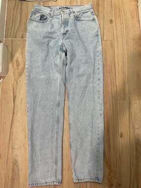 90s GAP loose fit jeans .light wash vintage 100% cotton denim size 12. Y2K